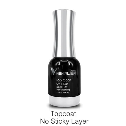 Venalisa TPO FREE Tempered Top Coat Nail Paint Gel Platinum Gel Polish Nail Soak Off UV LED Gel Polish Nail Lacquer Varnishes