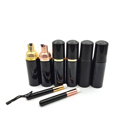 Wholesale Custom Private Label Lash Cleanser 30ml 60ml Eyelashes Extension Shampoo With Brush Eyelash Shampoo Cleanser Kit