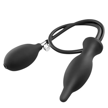 Inflatable Silicone Penis/Ball Gag Oral Dildo Open Mouth Plug Expandable Pump Big Anal Butt Plug Vibrator BDSM Flirt Sex Tools