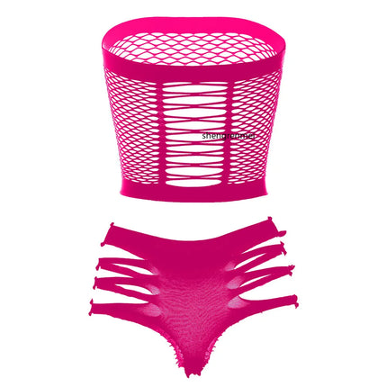 Men's Lingerie Set Fashion Man Fishnet Bodysuit Gentleman Nightwear Husband Sleepwear Fetish Teddy Summer Male Exotic Underwear