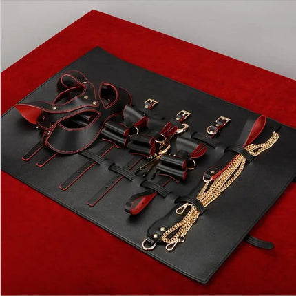 Sex Products For Adults Games Bondage Set BDSM Kits Handcuffs Sex Toys Whip nipple clamps Women Accessories S0922