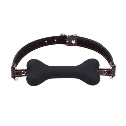 Silicone Bone Gag for women BDSM bandage Adult Lock Oral Mouth slave Fixation dog Stuffed chastity Flirting Sex Toys cosplay