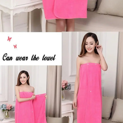 Women Bath Towels for Adults Bath Robe Bathrobe Body Spa Wrap Towel Gown Bathroom Accessories Sets