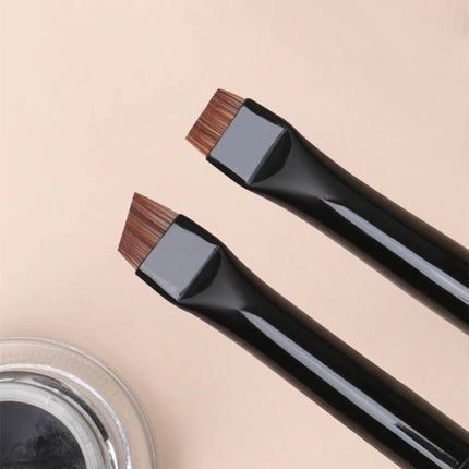 LOYBJ 1/2pcs Blade Makeup Brushes Angled Thin Eyebrow Brush Flat Fine Eyeliner Brush Professional Liner Brow Beauty Make Up Tool