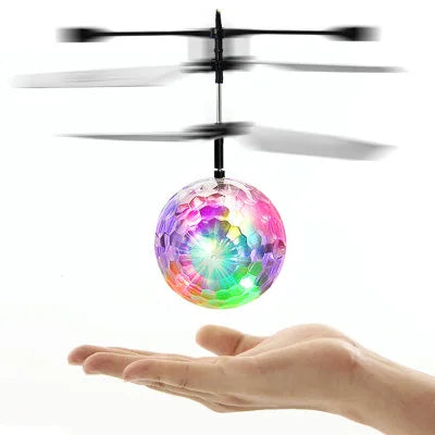 New Flying Ball Luminous Kid's Flight Balls Electronic Infrared Induction Aircraft Remote Control Toys LED Light Mini Helicopter