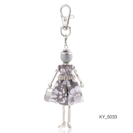 Fashion Women Keychain New Statement Charm Metal Key Chain for Lady Jewelry  Gift Female Trendy Bag Pendant Wholesale