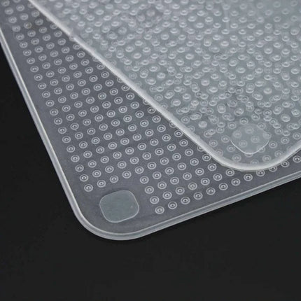 4Pcs/set Reusable Silicone Wrap Seal Food Fresh Keeping Wrap Lid Cover Stretch Vacuum Food Wrap Bowl Cover Home Kitchen Tools