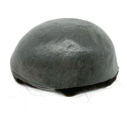 Thin Skin Base Human Hair Mens Wigs Skin Hair Replacement Mens Toupee