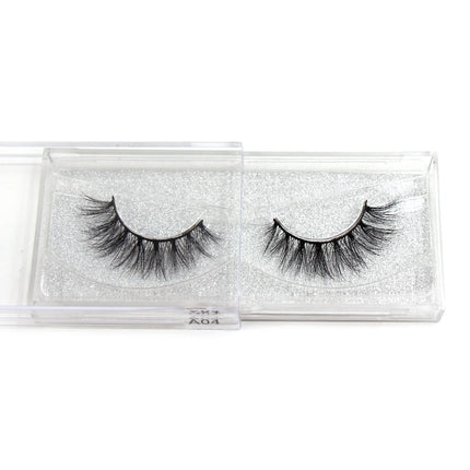 LEHUAMAO 5D Mink Hair False Eyelashes Wispy Cross Natural Mink Lashes Fluffy Eyelash Extension Tools Makeup Handmade Eye lashes