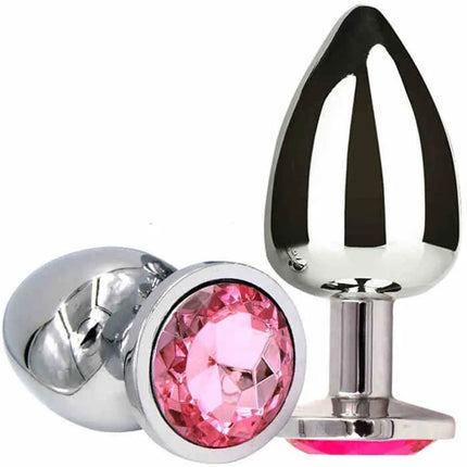 3 Size S/M/L Anal Plug Sex Toys for Woman Men Metal Crystal Butt Plug Prostate Massager Stimulator Anal Dildo Sexual Toy Adult
