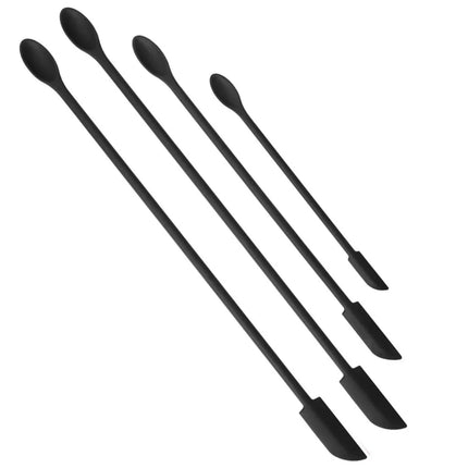 Silicone Batter Spatula Tools Lengthen Mini Soft Jar Cake Cream Jam Scrapers Makeup Spatulas Butter Knife Kitchen Accessories