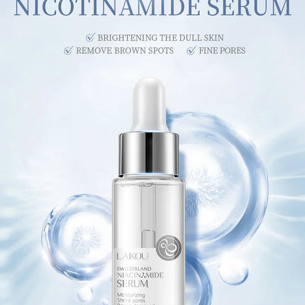 LAIKOU Nicotinamide Serum Whitening Face Serum Ampoule Essence Moisturizing Anti-Aging Anti-Wrinkle Shrink Pores Skin Care Serum