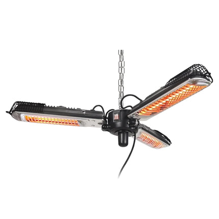 2000W power foldable ceiling electric heater Ceramic electric infrared eco-friendly outdoor gas patio heater electric warmer