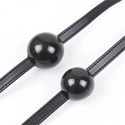 Candiway 2 Sizes Soft Safety Silicone Open Mouth Gag Ball Bondage Restraints Adult Slave Roleplay Game Sex Toys For Women