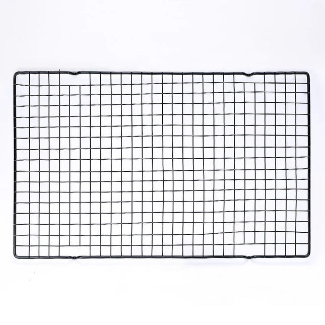 FAISDU 1pcs Single Layer Stainless Steel BBQ Bread Cake Cooling Rack Drip Dry Rack Cooling Grid Baking Pan Household Baking Tool
