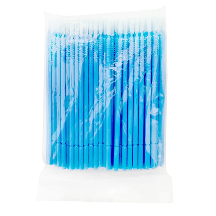 100pcs/Pack Bendable Micro Brushes Disposable Microbrush Applicators Eyelash Extensions Eyelash Glue Cleaning Brush for Eyelash