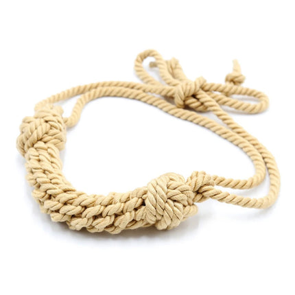 Sex Open Mouth Gag Coarse Hemp Rope Bdsm Gag Slave Bondage Restraints Sex Toys For Women Couples Exotic Accessories