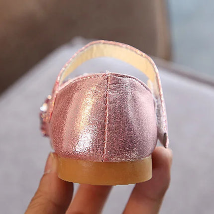 KushyShoo 2021 Spring New Children Shoes Girls Princess Shoes Glitter Children Baby Dance Shoes Casual Toddler Girl Sandals