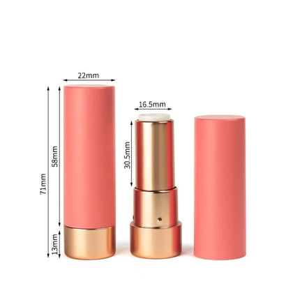 12.1mm Empty Lipstick Bottles Round Lipbalm Tubes Bottles Lip Stick Containers Lipgloss Cosmetic Packages Wholesale