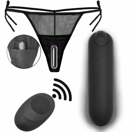 New Vibrating Panties 10 Function Wireless Remote Control Charging Bullet Vibrator Strap on Underwear Vibrator for Women Sex Toy