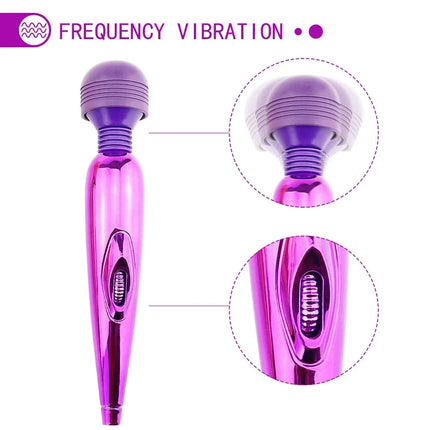 10 Speeds Vibrators Magic Wand Body Massager AV Stick Female Vagina Clitoris Stimulator Erotic Sex Toys for Women Masturbation
