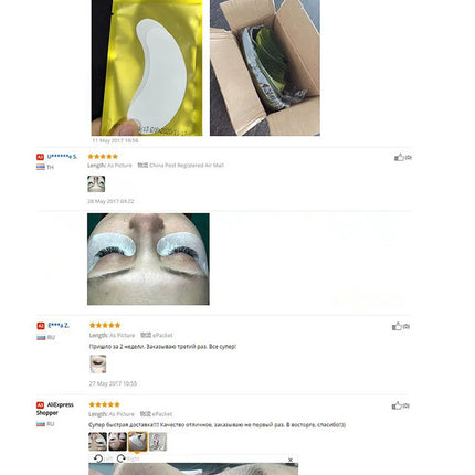 50/500/1000pcs Hydrogel Patches for Eyelashes Building Eyelash Extension Under Eye Pads Lash Stickers Tools Wholesale LAUKISS
