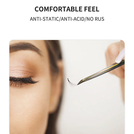 NATUHANA Anti-static Straight Eyelash Extension Tweezers Industrial Precision Curved Straight Lash Eyebrow Tweezers Makeup Tools