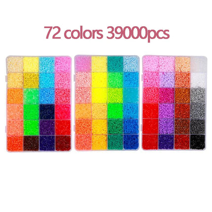 2.6mm 24/48colors Hama beads Education Iron beads 3D puzzle Beads lroning Guarantee perler Fuse beads diy toy miçangas