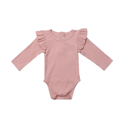 Baby Girl Rompers Autumn Princess Newborn Baby Clothes For 0-2Y Girls Boys Long Sleeve Jumpsuit Kids Baby Outfits Clothes
