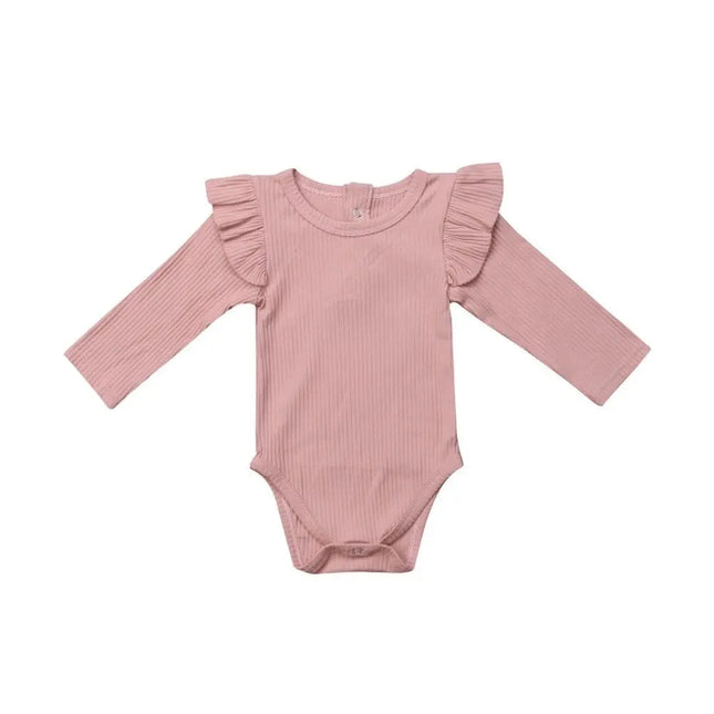 Baby Girl Rompers Autumn Princess Newborn Baby Clothes For 0-2Y Girls Boys Long Sleeve Jumpsuit Kids Baby Outfits Clothes