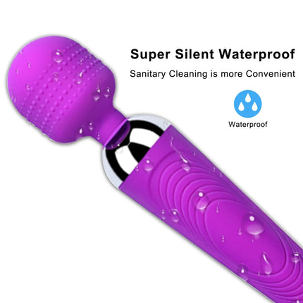 Powerful Dildo Vibrator AV Magic Wand G-Spot Massager Sex Toys For Women Couples Clitoris Stimulate Goods for Adults USB Charge