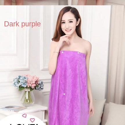 Women Bath Towels for Adults Bath Robe Bathrobe Body Spa Wrap Towel Gown Bathroom Accessories Sets