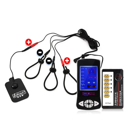 Electro Shock Penis Ring Bdsm Strong Electric Stimulate Therapy Massager Pad Penis Extender Enlargement Sex Toy Male Masturbator