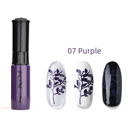 KADS Nail Polish Stamping Nail Art Lacquer 1Bottle/LOT Lacquer Nail Stamping Polish 47 Color Optional Template polish