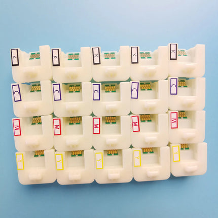 40 pcs ink cartridge chips with holder for Epson SureColor F6070 F7070 F6270 F6000 F6200 F7200 F9200 F9300 F9370 ink tank