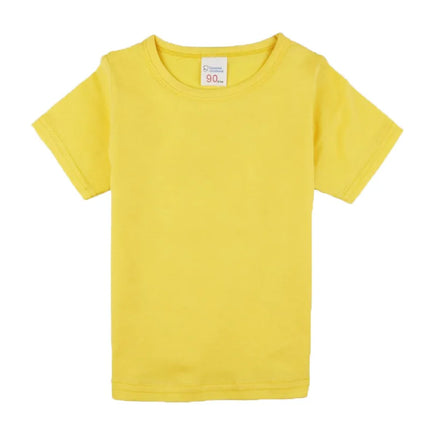 Boys Long Sleeve T-Shirts For Children Spring Autumn Pure Color T-shirt Cotton 1-15T Kids Clothing Baby Girls Tops Tees Clothes