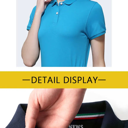 Custom Logo Printing/Embroidery Polo Shirts 100% Polyester Breathable Male Polo Employee Polo Shirt Uniform Top Shirts For Men