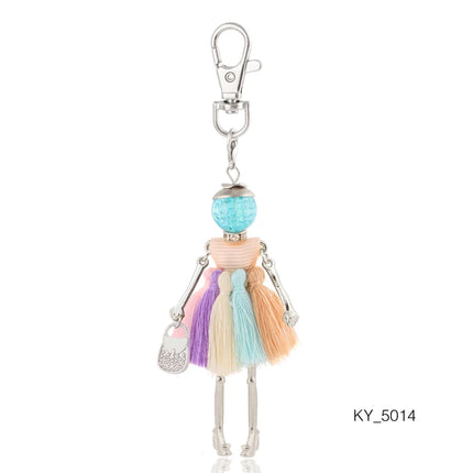 Fashion Women Keychain New Statement Charm Metal Key Chain for Lady Jewelry  Gift Female Trendy Bag Pendant Wholesale