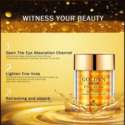 ARTISCARE Eye Cream for Dark Circles Removal Wrinkles Puffiness Eye Bags Moisturizing Serum Eye Care
