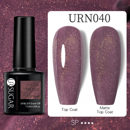 UR SUGAR 7.5ml Dark Wine Red Nail Gel Polish Autumn Gel Paint Nail Art Semi Permanent Nail Art Manicure Soak Off LED UV Nail Gel
