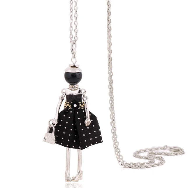 Cute Women's Statement Necklace Lady Charm Long Trendy Necklace 2026 New Fashion Female Big Pendant Lovely Jewelry Gift Wholesale