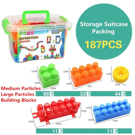 Hot toy toys For kids Inserting and assembling Large particle Building Blocks educational toys DIY Constructor toys For children