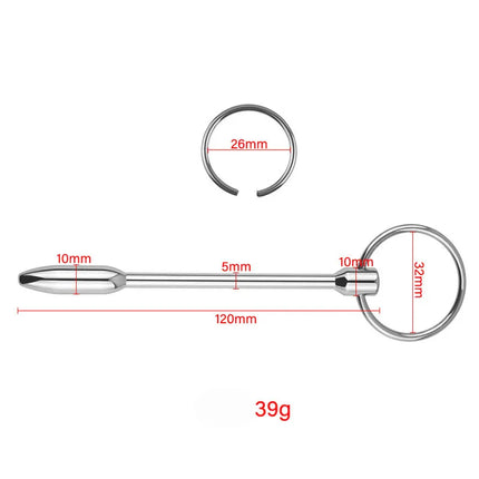 Penis Plug Male Urethral Dilator Metal Urethral Lock Catheter Sounding Chastity Bondage Adult Products Sex Toys for Men