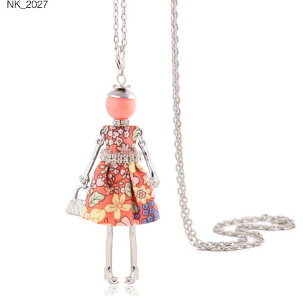 Cute Women Necklace Statement Lady Charm Long Trendy Necklace 2026 New Fashion Female Big Pendant Lovely Jewelry Gift Wholesale