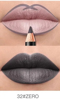 Pudaier Lip Liner Waterproof Durable Decolorization Nude Lip Gloss Matte Lipliner Lipstick Pen Hot Selling