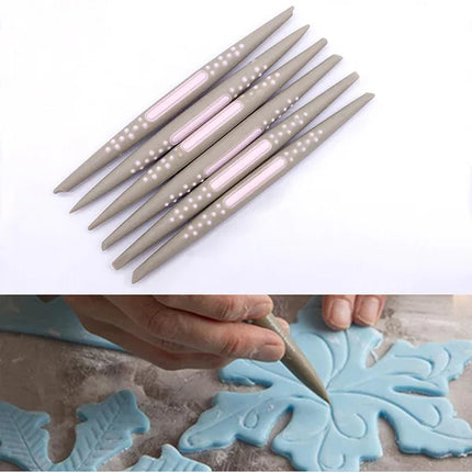 3/4/5/6/7/8/15Pcs Cake Brush Flower Modelling Ball Tools Accessories Multifunction Icing Pastry Painting Sugarcraft Tools