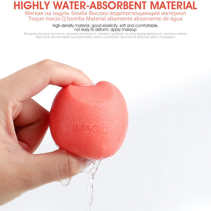 IMAGIC Beauty Sponge Face Wash Puff Gourd Water Drop Wet And Dry Makeup Tool