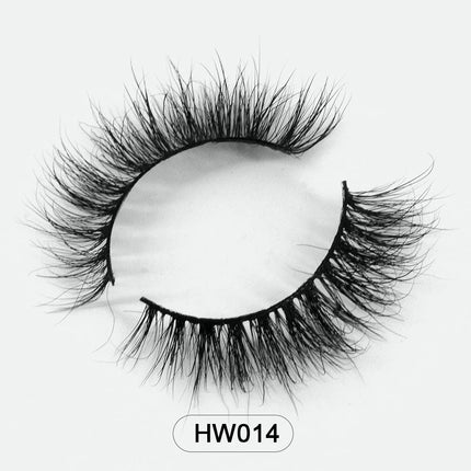 Dropshipping Wholesale Natural Wispy 3d Mink False Lashes Makeup Mink Fake Eyelashes With Soft Band Make-up For Women