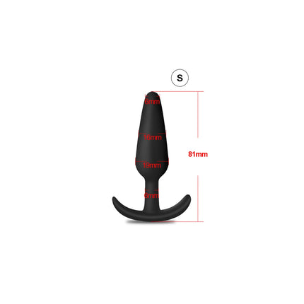 S/M/L Silicone Butt Plug Anal Plugs Prostate Massage Stimulator Anal Trainer for Couples Adult Erotic Sex Toys for Women Men Gay