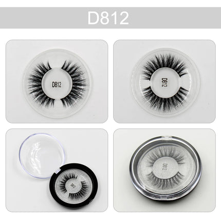 LEHUAMAO Makeup Eyelashes 3D Mink Lashes Thick HandMade Fluffy Lashes Cruelty Free Volume Wispy Soft Lash Reusable False Eyelash